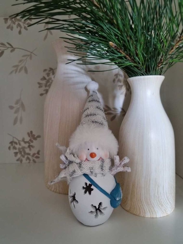 Saska Garden, figurka bałwanek, 7-6-16 cm