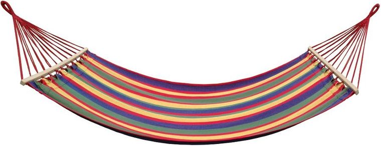 Saska Garden, hamak ogrodowy 1-osobowy z drążkiem, 200-80 cm
