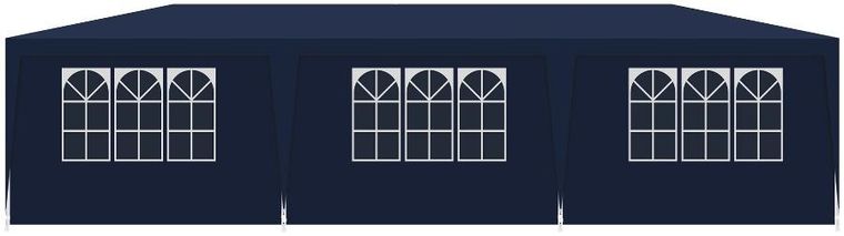 Saska Garden, namiot ogrodowy cateringowy PE, granatowy, 9-3m + 8 ścianek