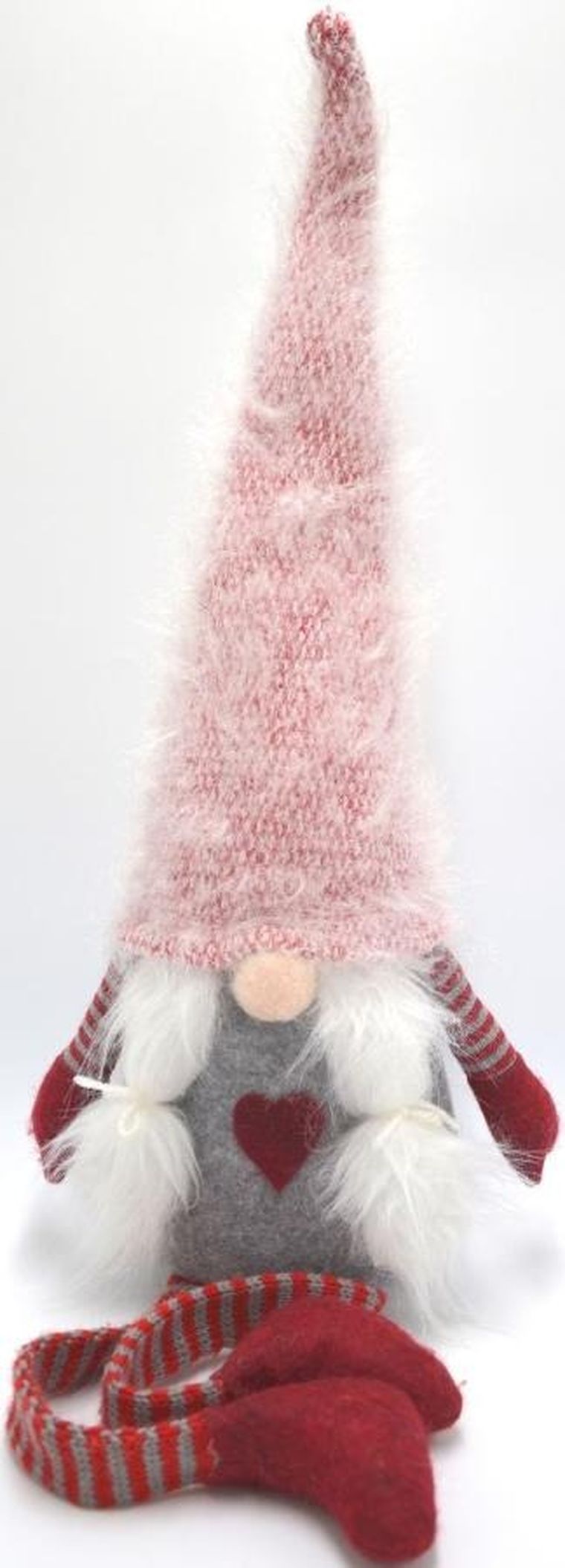 Saska Garden, pani skrzat z puchatą czapą, 45 cm