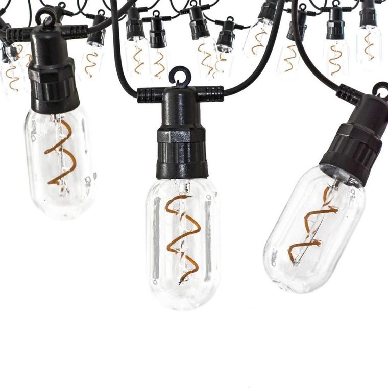 Saska Garden, Party Light, girlanda zewnętrzna, 12 żarówek spiralnych, LED, 6,3m, 230V
