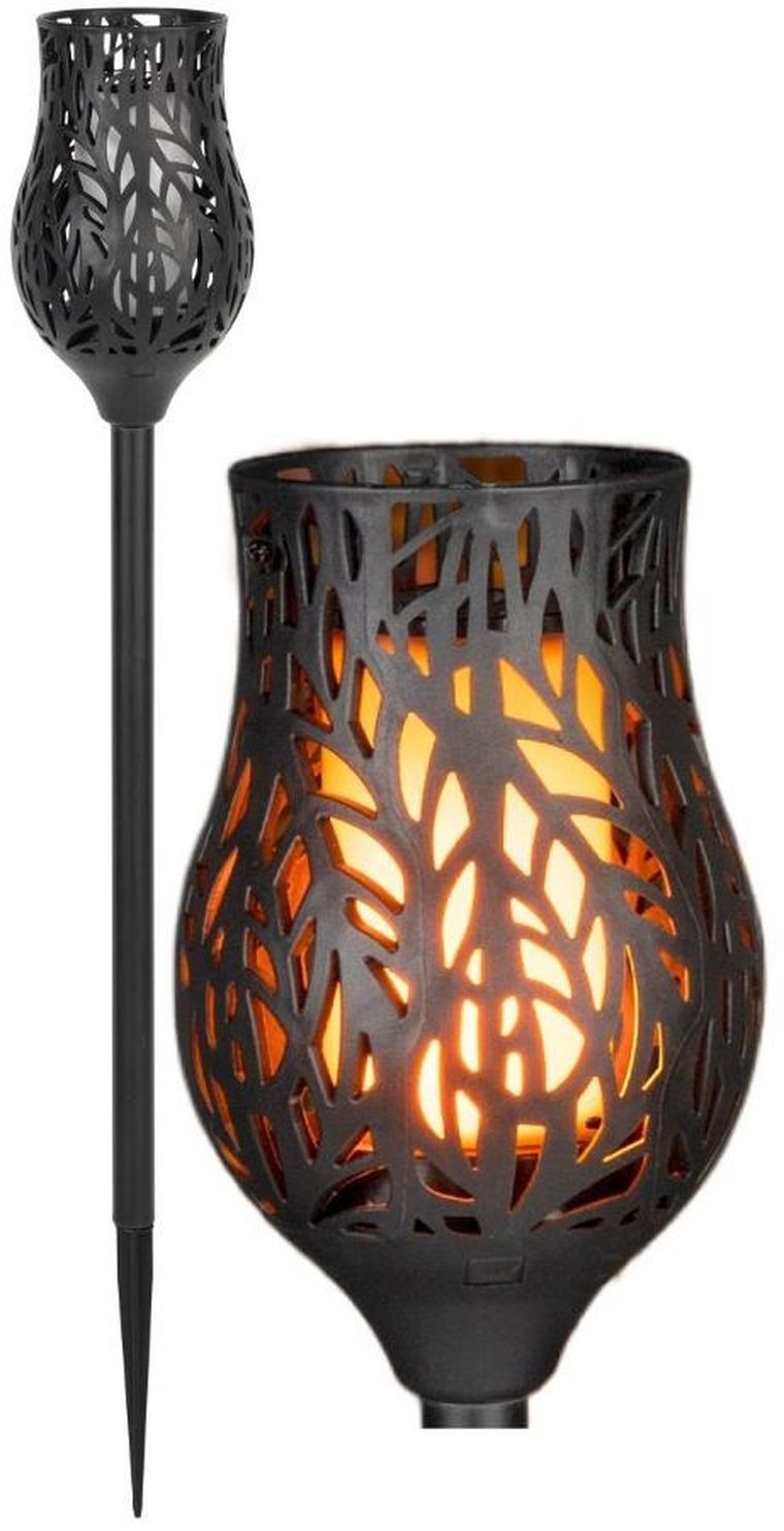 Saska Garden, pochodnia solarna, 12 LED, 53 cm