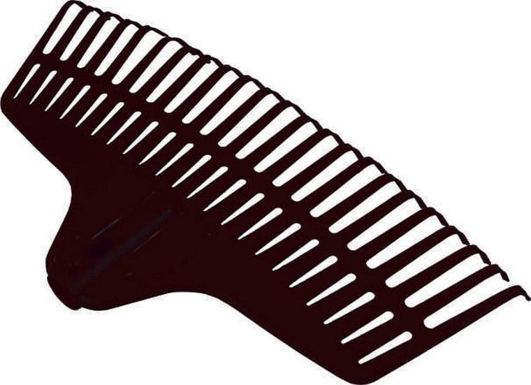 Saska Garden, Retro, grabie ogrodowe do liści, czarne, M