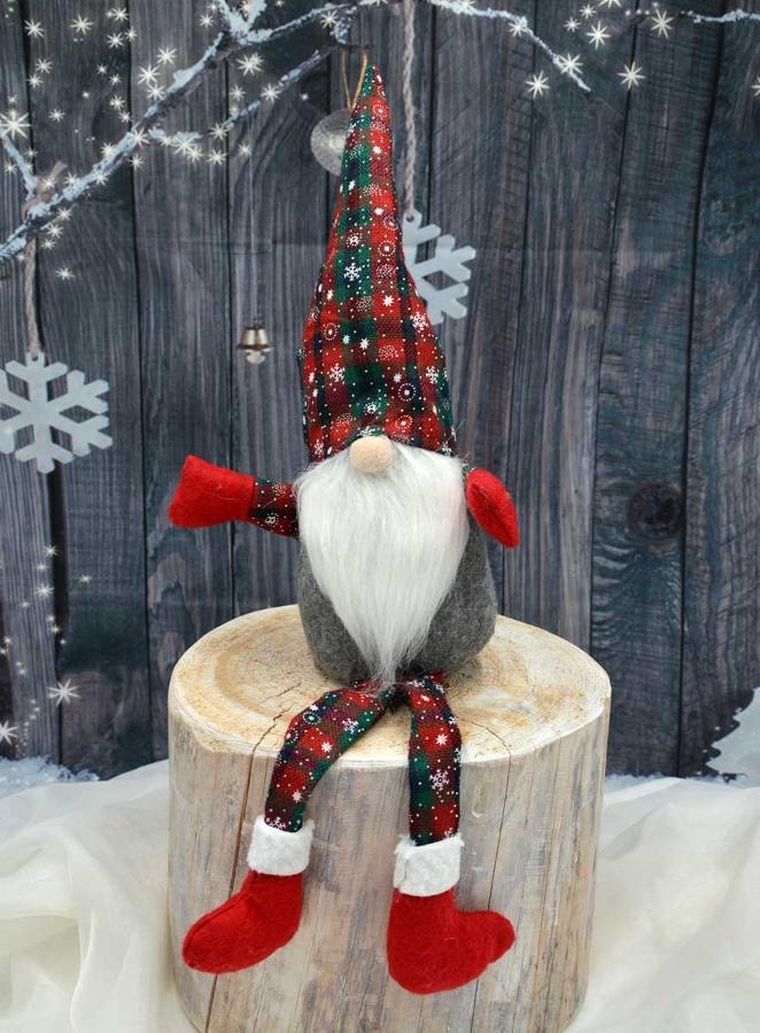 Saska Garden, skrzat dekoracyjny, krata granatowa, 30+20 cm