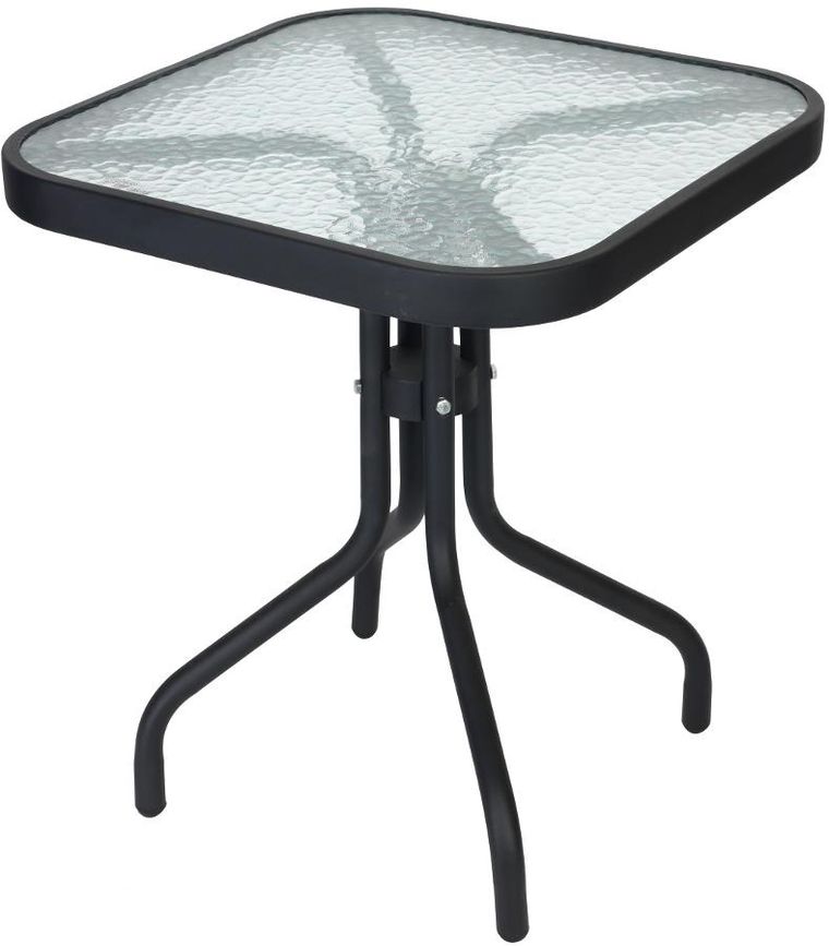 Saska Garden, stolik ogrodowy, kawowy, tarasowy, kwadratowy, 45-45-51 cm