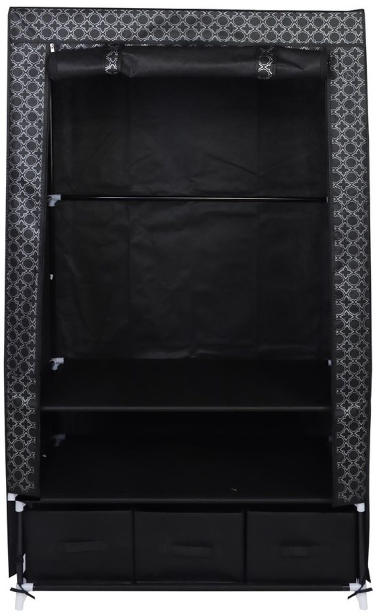 Saska Garden, szafa tekstylna, ornament, 88-50-160 cm