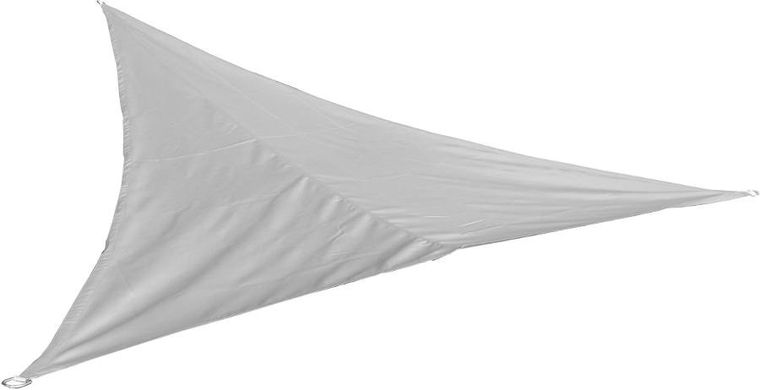 Saska Garden, żagiel przeciwsłoneczny ogrodowy, trójkąt, szary, 2-2-3m