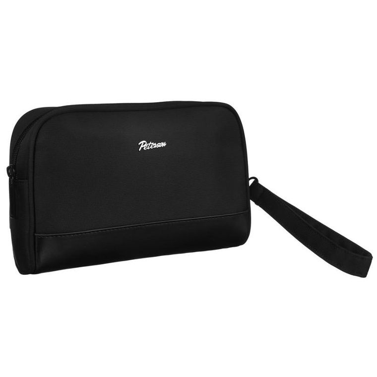 Saszetka do ręki, czarna, Peterson
