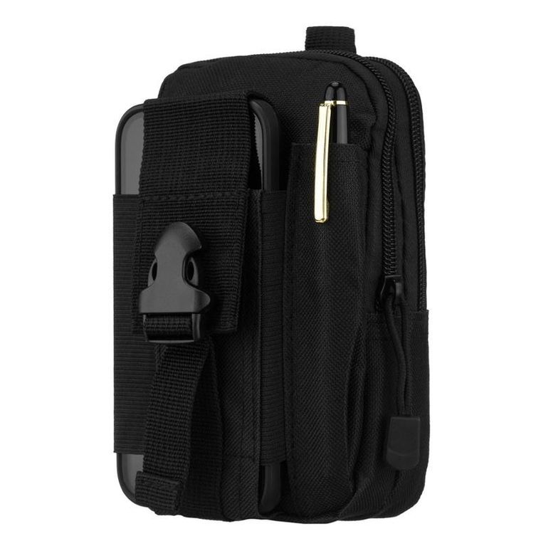 Saszetka na biodro, czarna, Rovicky