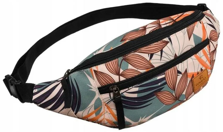 Saszetka na biodro, nerka, beżowa, Rovicky