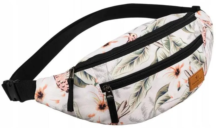 Saszetka na biodro, nerka, biała, Rovicky