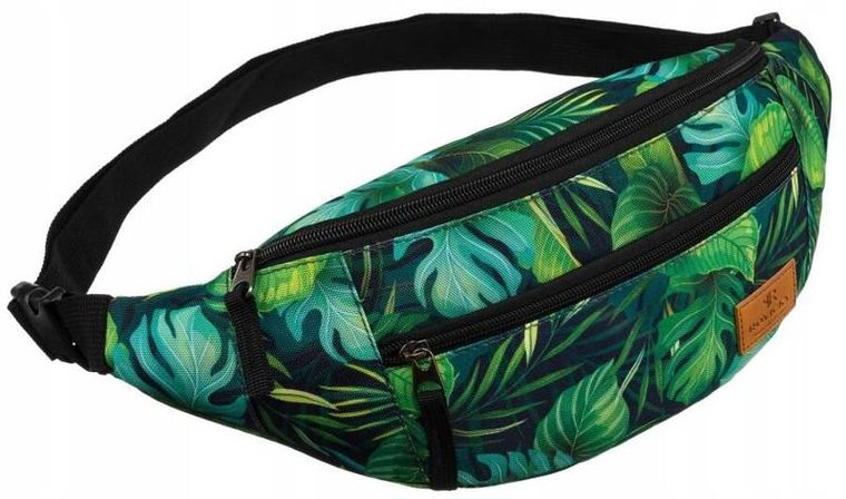 Saszetka na biodro, nerka, zielona, Rovicky