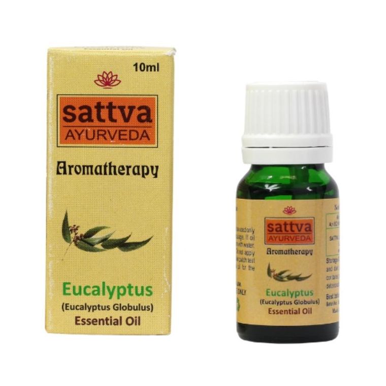 Sattva, Aromatherapy Essential Oil, olejek eteryczny, Eucalyptus, 10 ml