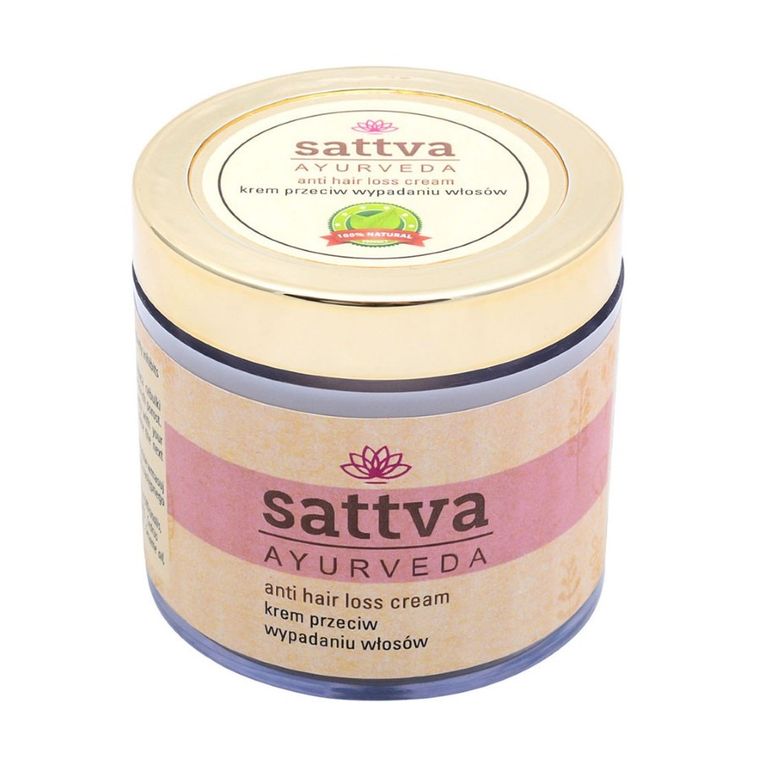 Sattva, Ayurveda Anti Hair Loss Cream, krem przeciw wypadaniu włosów, 100 g