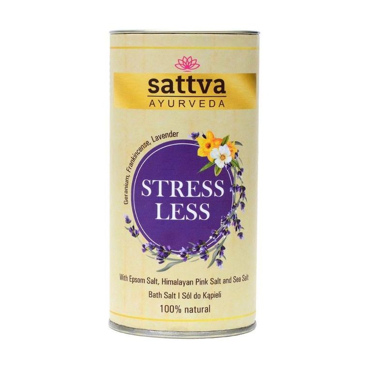 Sattva, Bath Salt,sól do kąpieli, Stress Less 300g