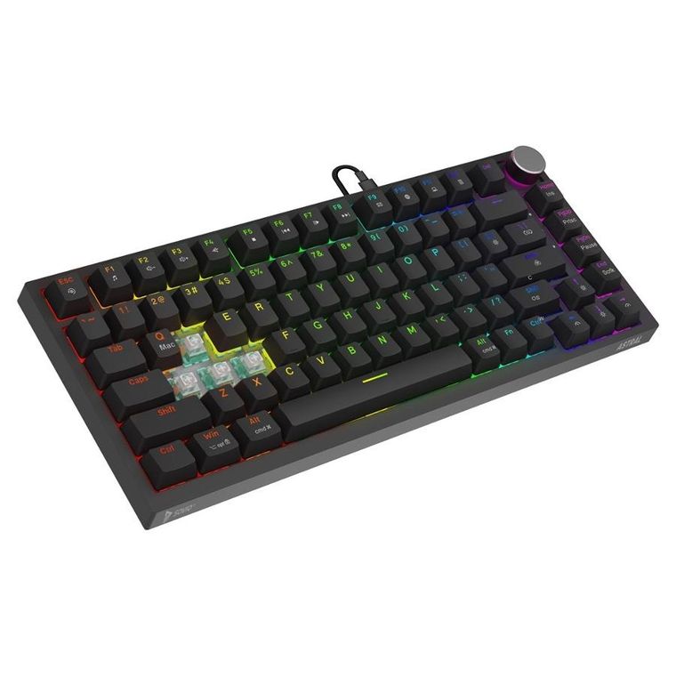 Savio, Astral, klawiatura magnetyczna, black, outemu, white, jade, RGB