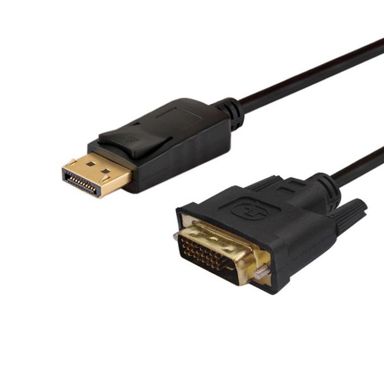 Savio, kabel, CL-106, displayport M-Dvi-d M, 1,8m, czarny