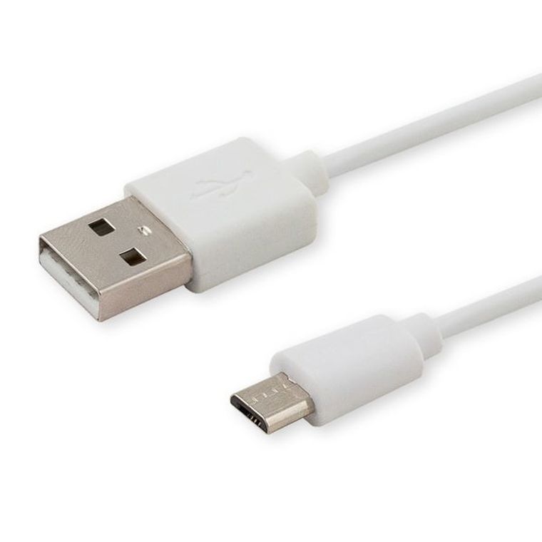 Savio, kabel, CL-123, micro USB-USB 2.0, 1m, biały