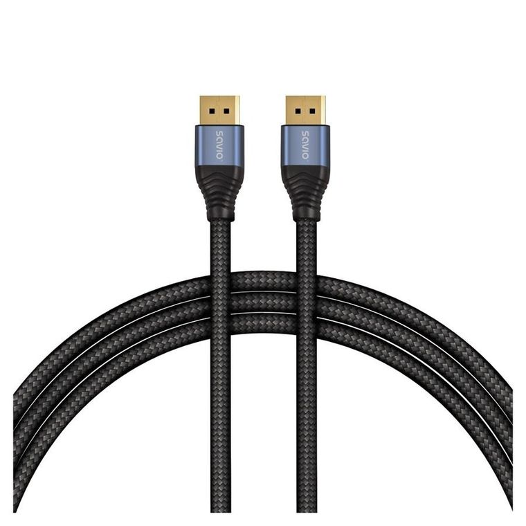 Savio, kabel, displayport, 2.1 2M CL-210