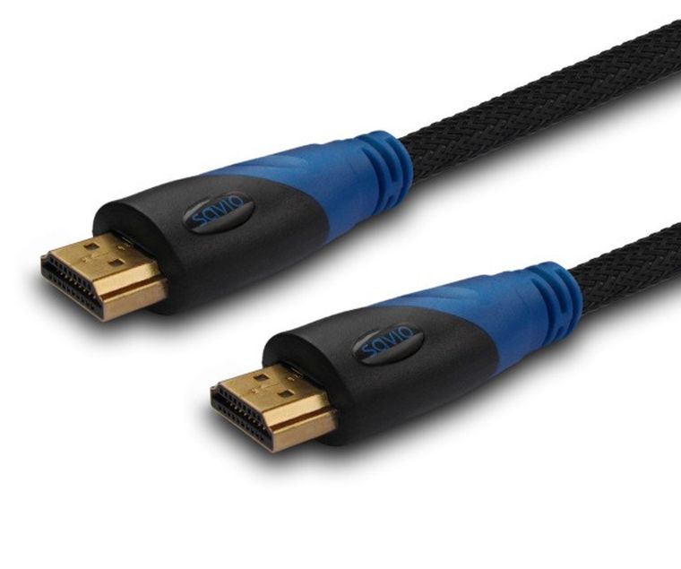 Savio, kabel HDMI - HDMI, czarny
