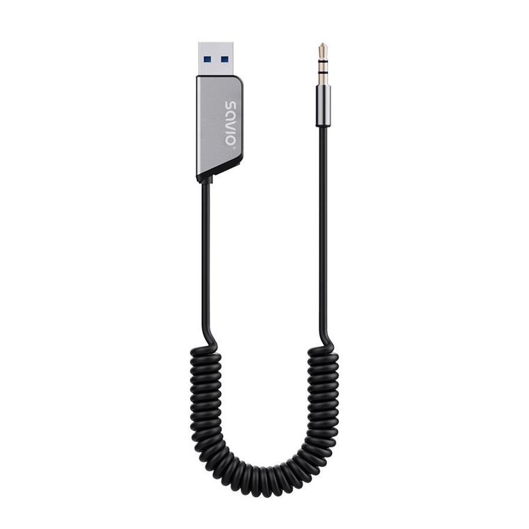 Savio, transmiter, AUX, USB, BLUETOOTH 5.3, funkcja zestawu głośnomówiącego, TR-16