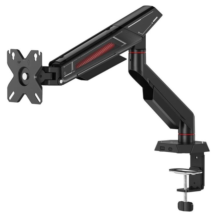 Savio, uchwyt biurkowy na monitor, 17"-40" 2-11 kg, na sprężynie, UM-05