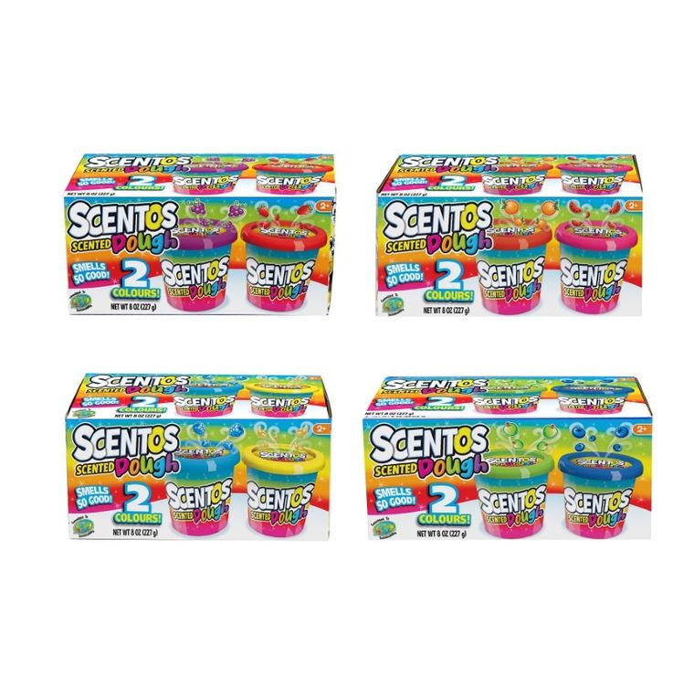 Scentos, pachnąca ciastolina, 2 kolory