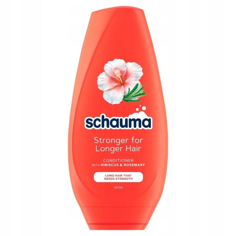 Schauma, Stronger for Longer Hair, odżywka z hibiskusem i rozmarynem, 250 ml