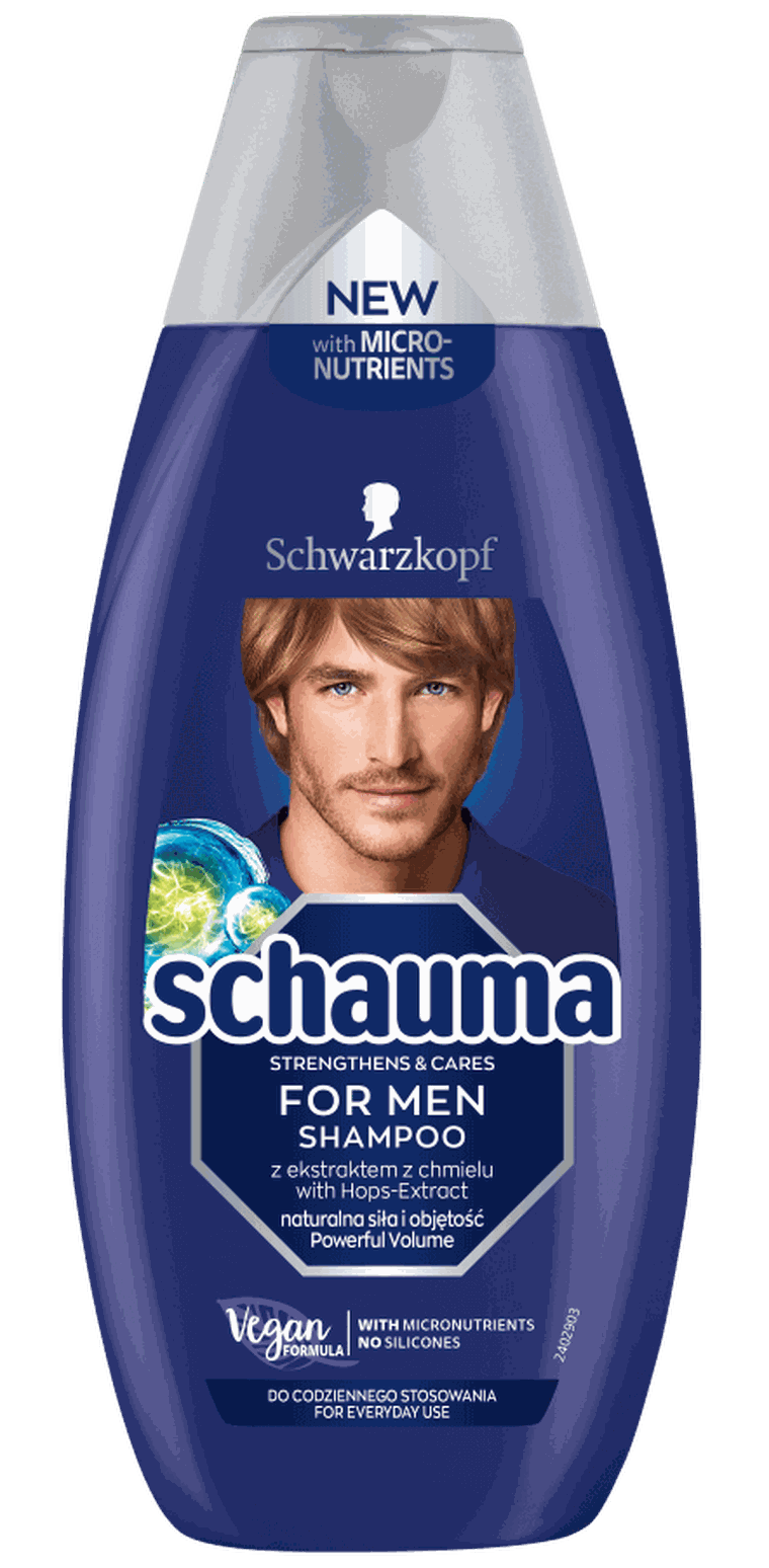 Schauma, szampon do włosów dla mężczyzn, 400 ml