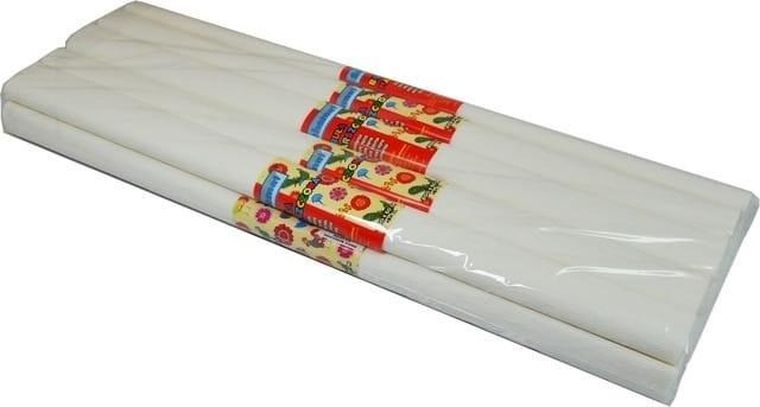 Schemat, bibuła marszczona, biała, 10 szt.