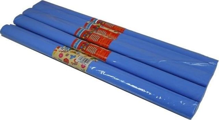 Schemat, bibuła marszczona, błękitna, 10 szt.