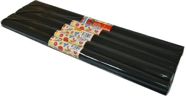 Schemat, bibuła marszczona, czarna, 10 szt.