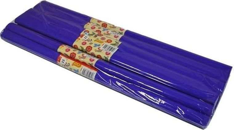 Schemat, bibuła marszczona, fioletowa, 10 szt.