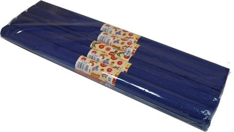 Schemat, bibuła marszczona, granatowa, 10 szt.