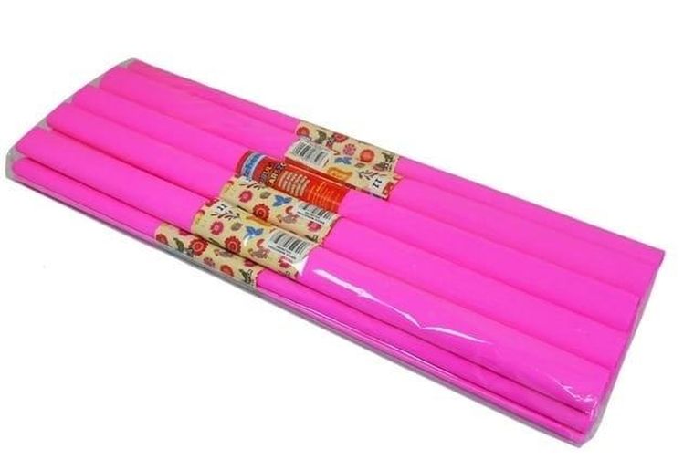 Schemat, bibuła marszczona, jasna różowa, 10 szt.