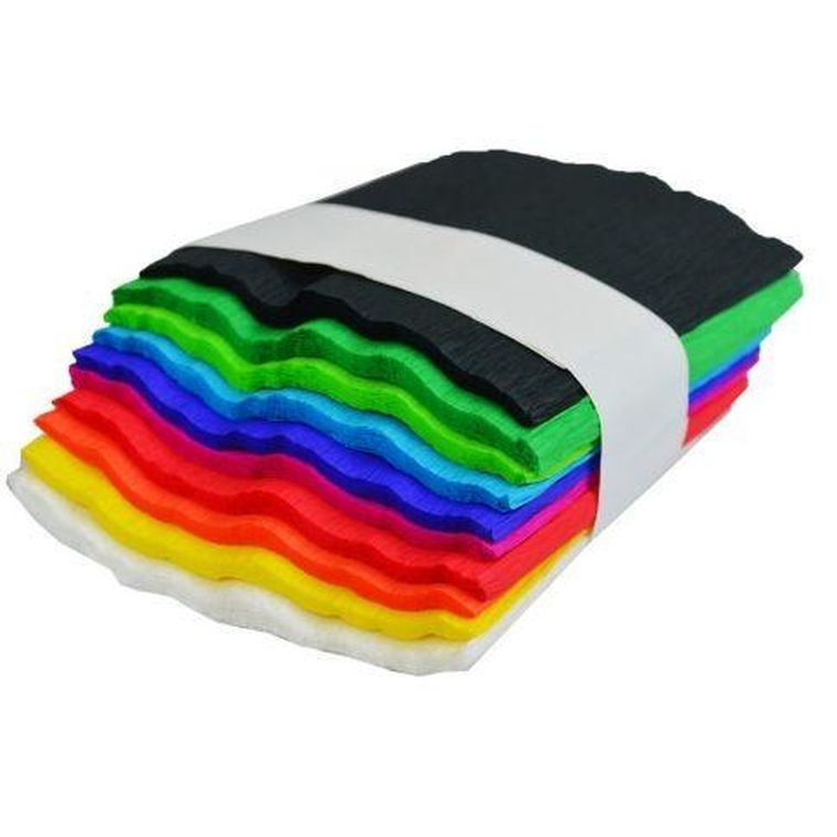 Schemat, bibuła marszczona, kostka, A6