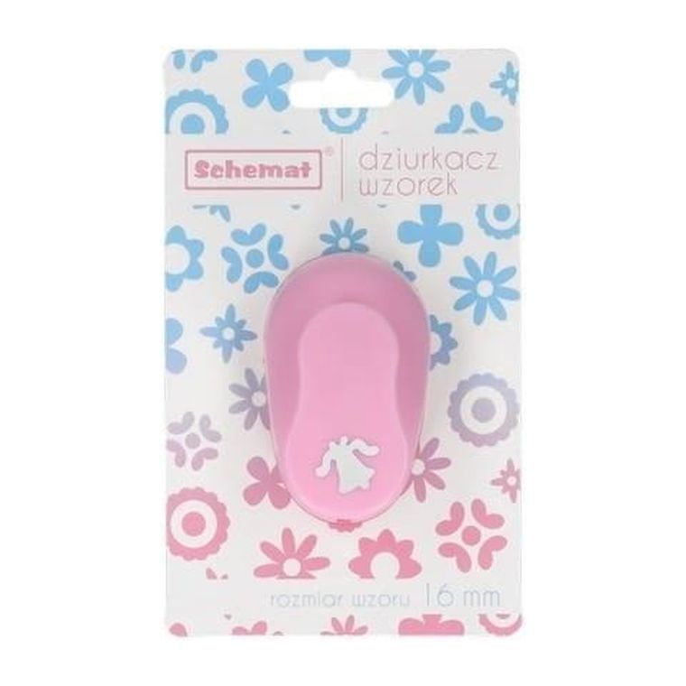 Schemat, dziurkacz ozdobny, dzwonek, 16 mm