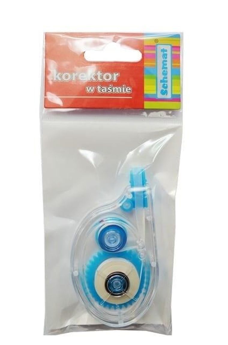 Schemat, korektor w taśmie