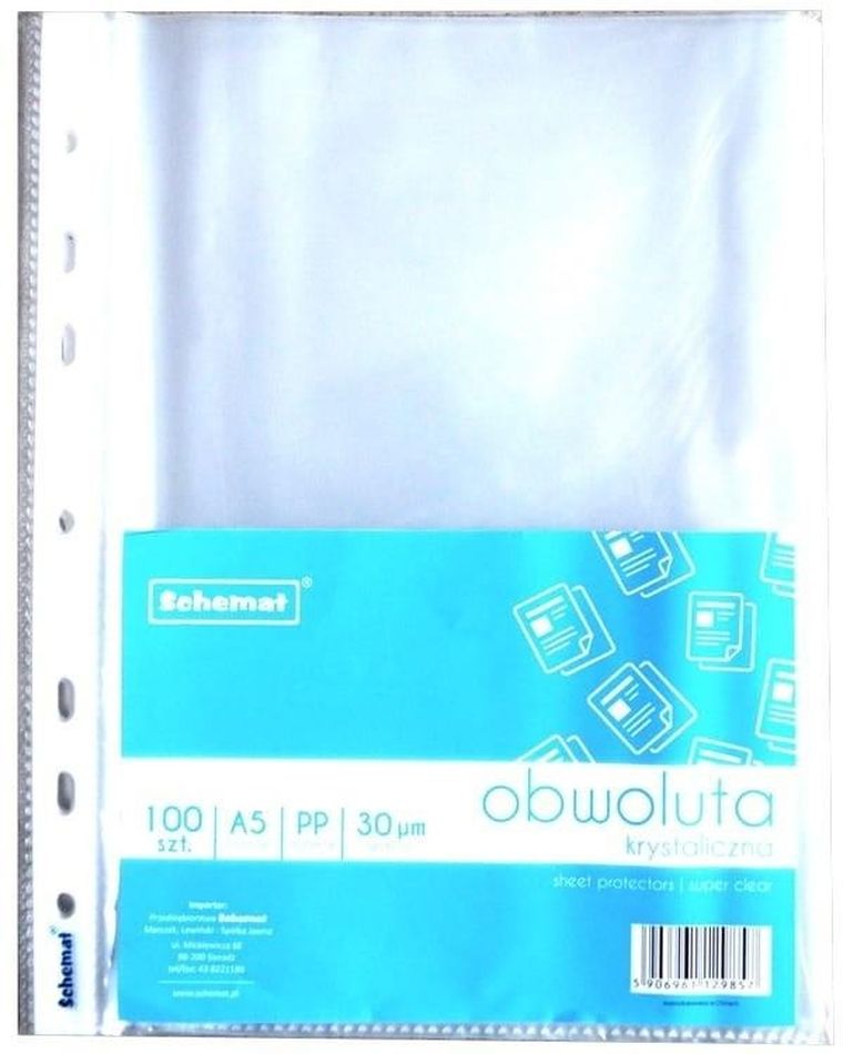 Schemat, obwoluta A5, 30 mic, 100 szt.