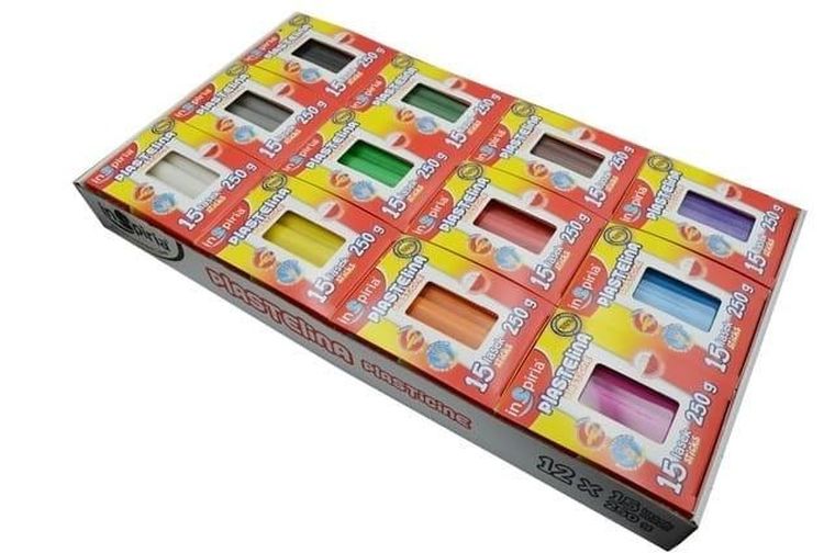 Schemat, plastelina, 15 lasek, 250g