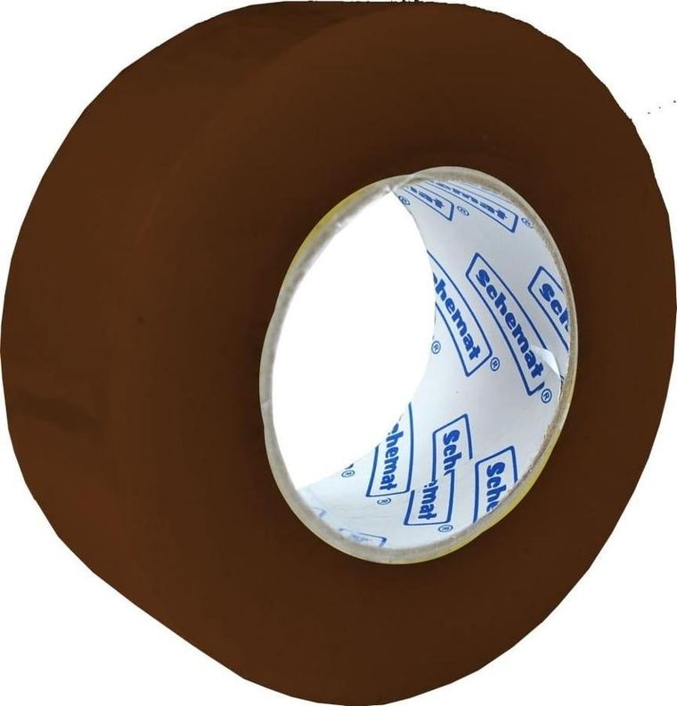 Schemat, taśma klejąca brązowa, 48 mm x 200m