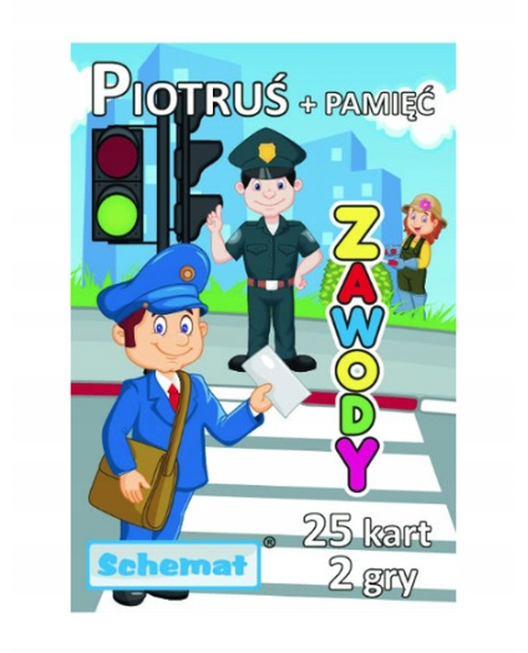 Schemat, Zawody, Piotruś i Pamięć, talia kart