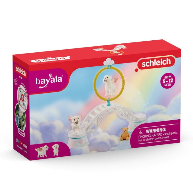 Schleich, Bayala, Trening skrzydlatych lwiątek, zestaw, 42524