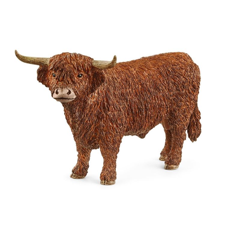 Schleich, Farm World, Byk rasy wyżynnej, figurka, 13919