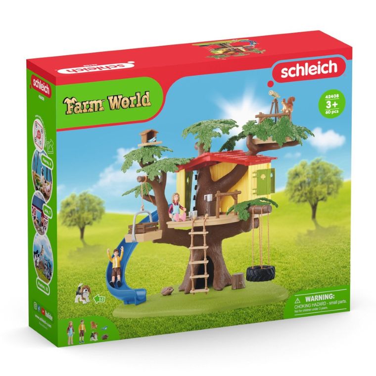 Schleich, Farm World, Domek na drzewie, zestaw, 42408