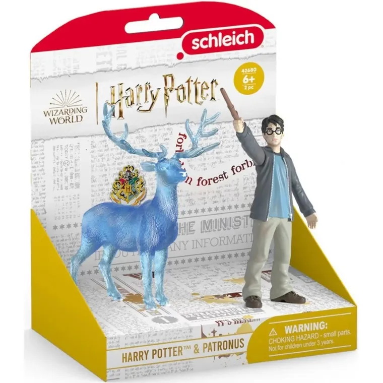 Schleich, Harry Potter, Harry i Patronus, figurki, 42680