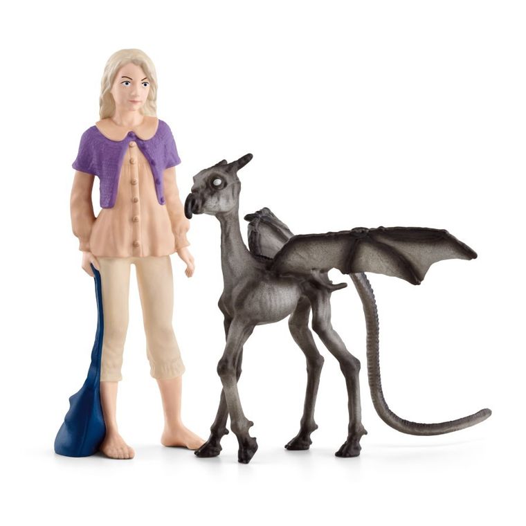 Schleich, Harry Potter, Luna Lovegood i mały Testral, zestaw, 42636
