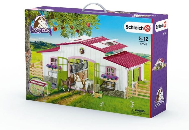 Schleich, Horse Club, Centrum jeździeckie, zestaw z akcesoriami, 42344