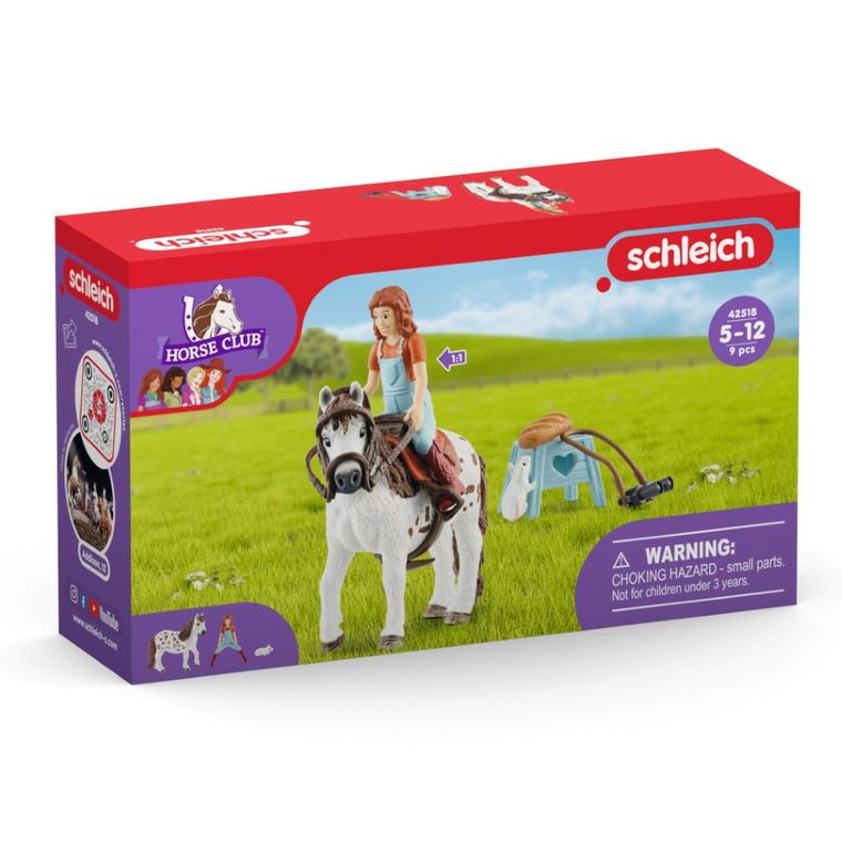 Schleich, Horse Club, Mia i Spotty, zestaw, 42518