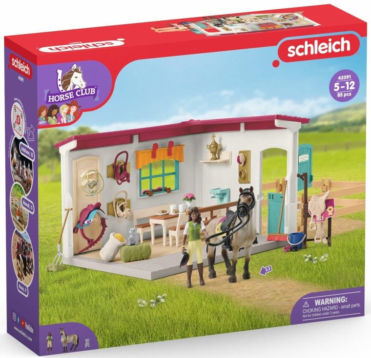 Schleich, Horse Club, Pomieszczenie dla stajennego, zestaw, 42591